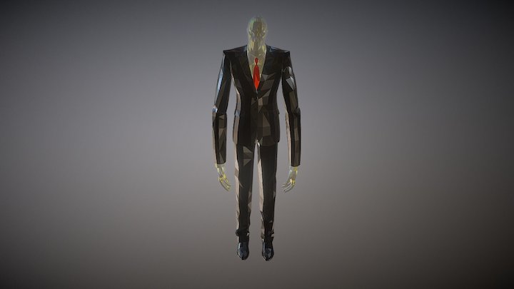 Slender Man 3D Model