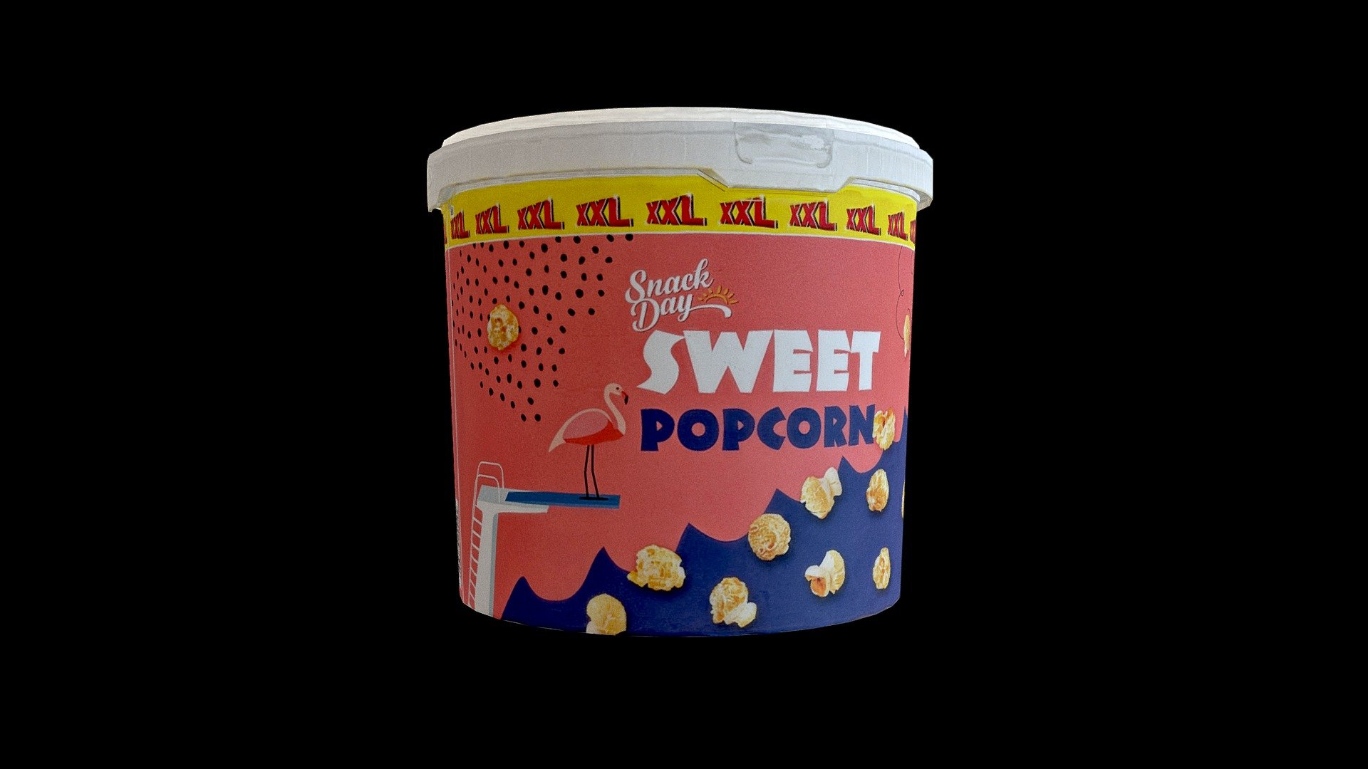 Popcorn Bucket - Buy Royalty Free 3D model by Trinh Nguyen ...