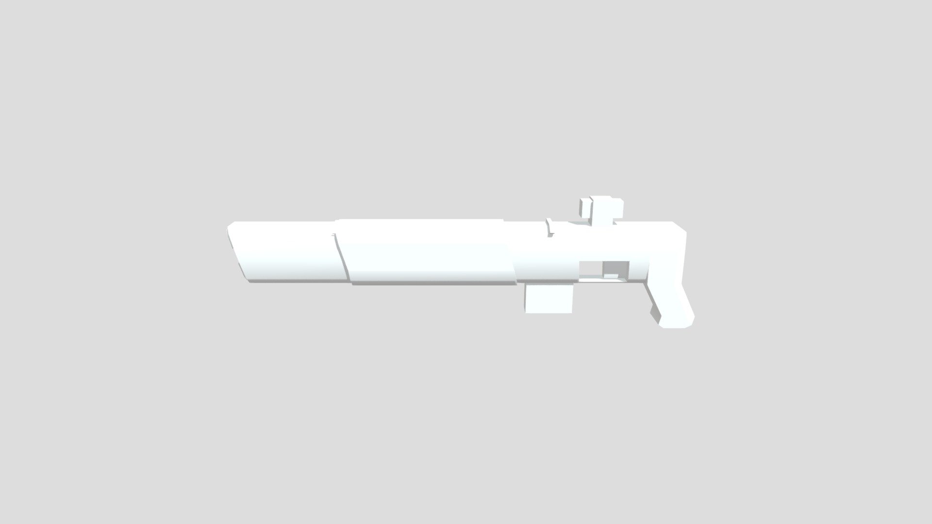 Shotgun untextured - 3D model by Cemh15 [86b019b] - Sketchfab