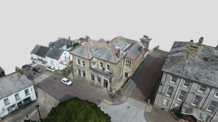 Former Barclays Bank building - Bodmin 3D Model