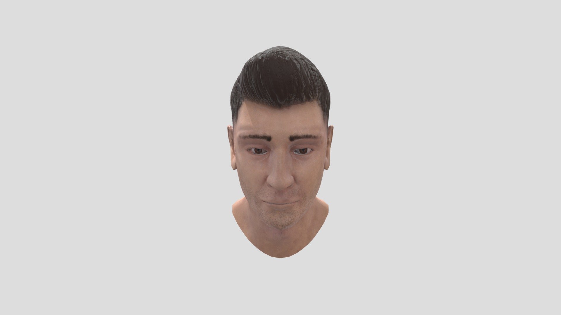 Human Male Bust - Download Free 3D model by njgageant (@njgageant) [86b03f3]