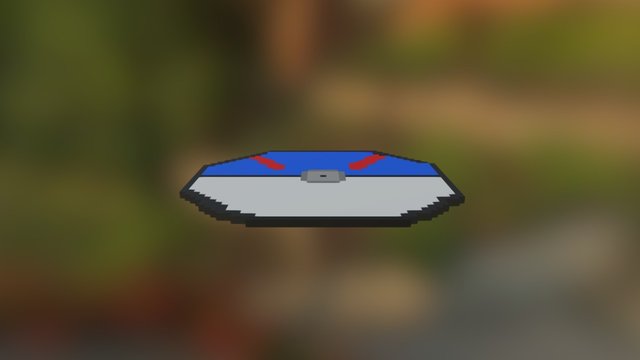 Pokeball Great 3D Model