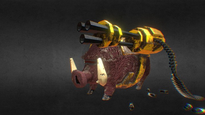 Boar 3D Model