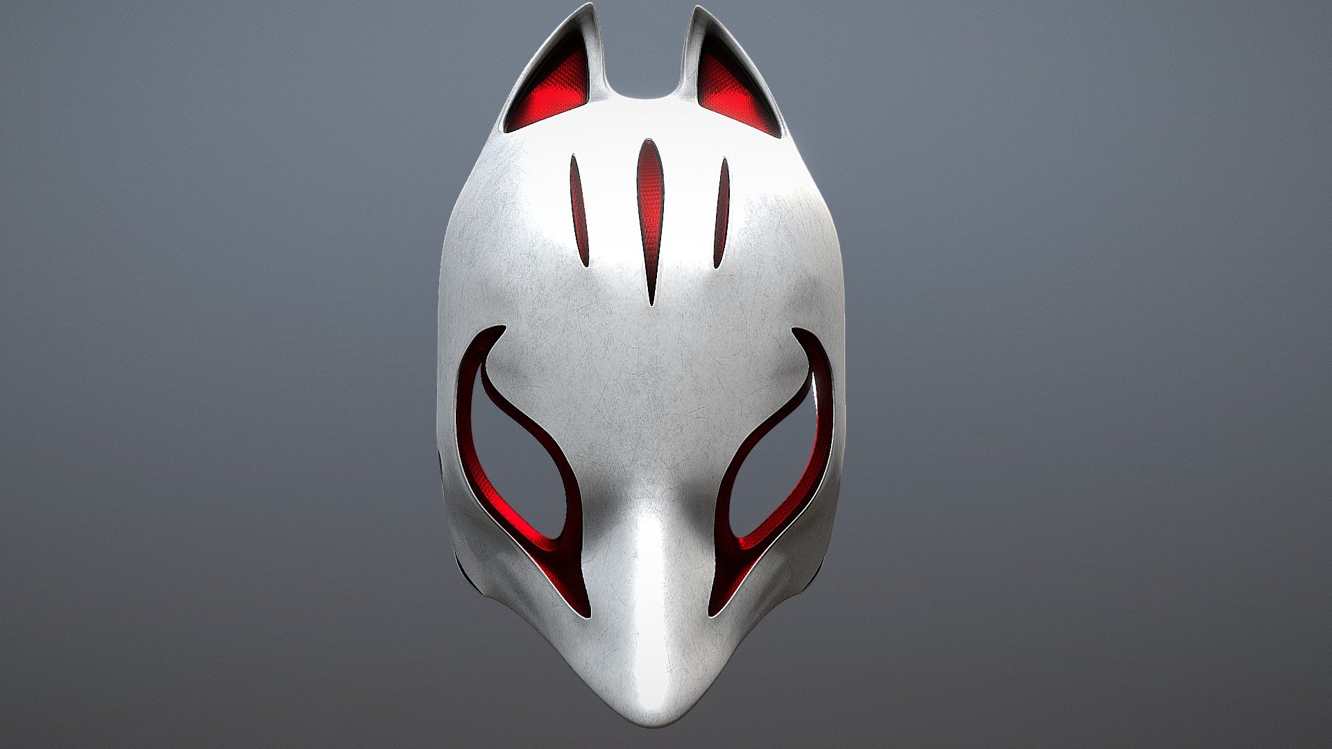 Persona 5 Fox Mask for print. - Free 3D model by normal|studio [86b1c02]
