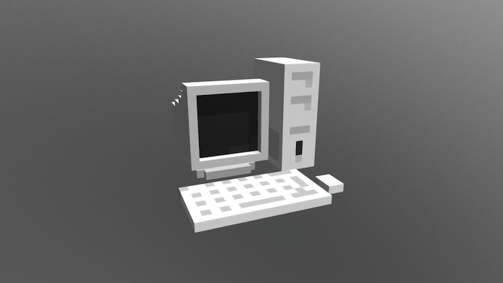 Old Computer 3D Model