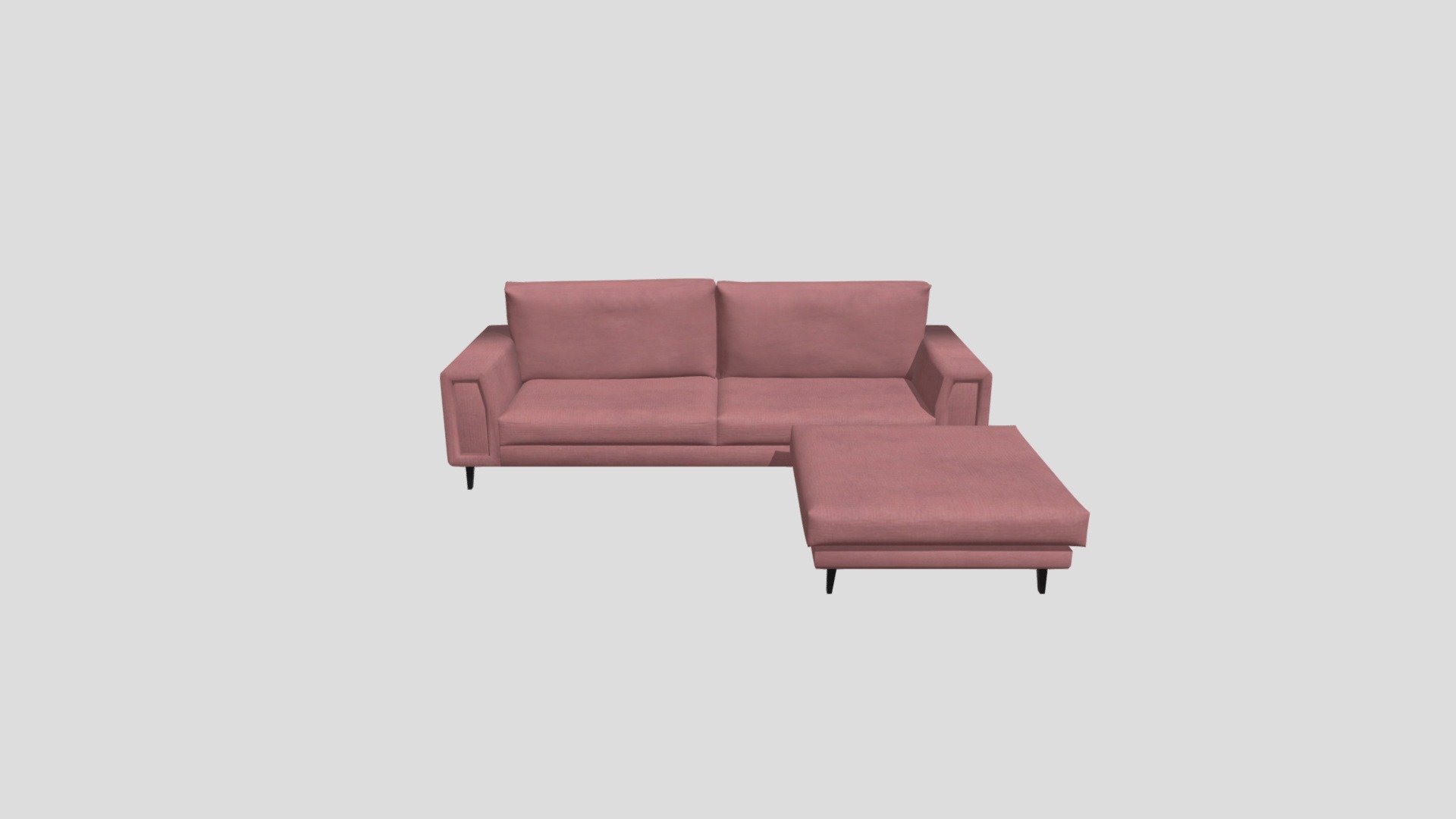 Urban Sofa Light Pink 3D model by gurartzy [86b2791] Sketchfab
