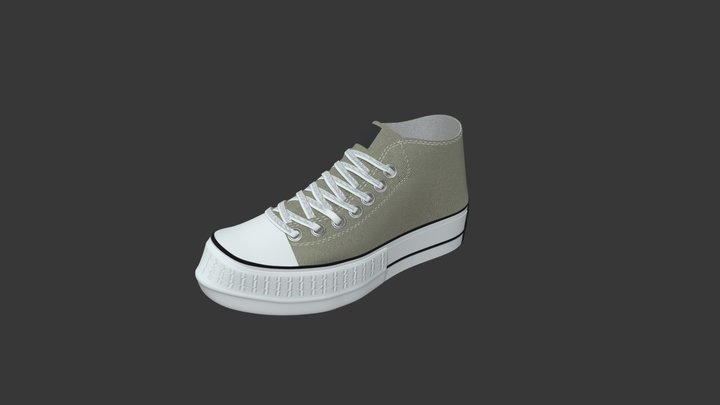 CANVAS SHOES 3D Model