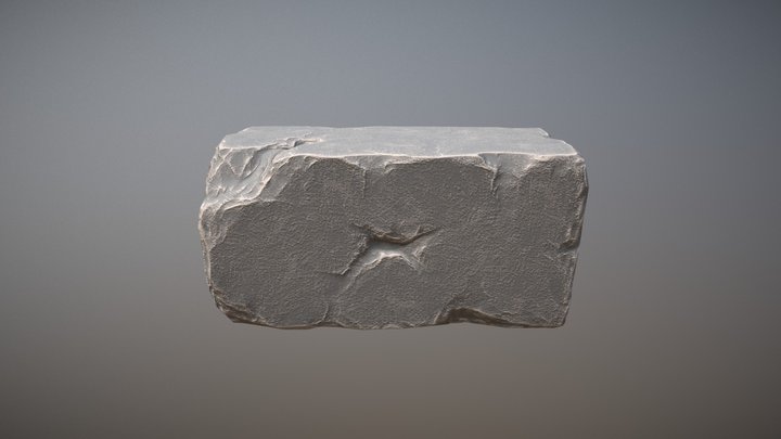Stone Brick 3D Model
