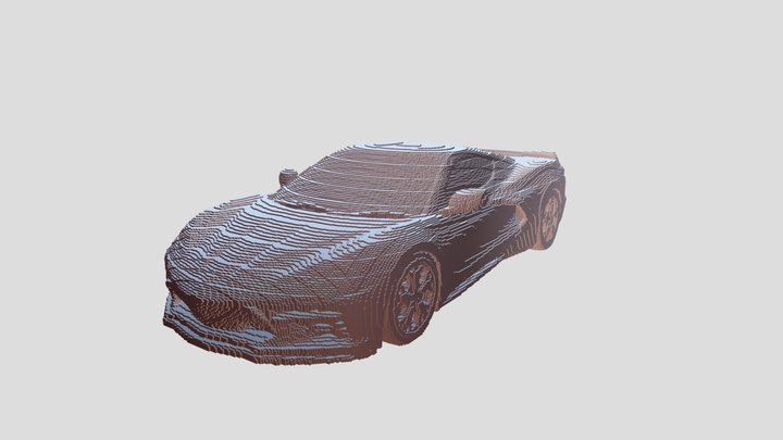 Chevy Corvette C8 Stingray 3D Model