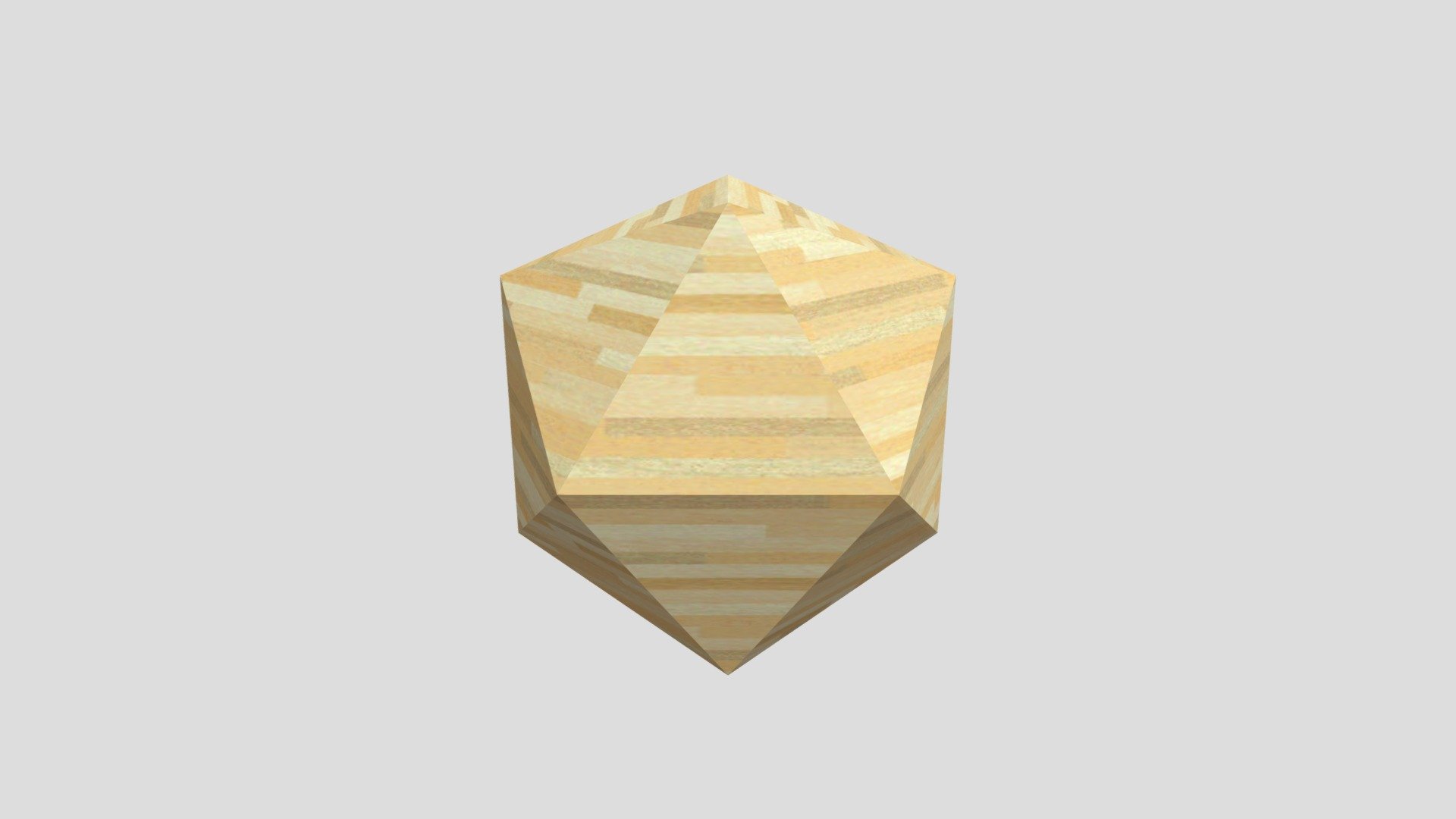 icosaedro madera