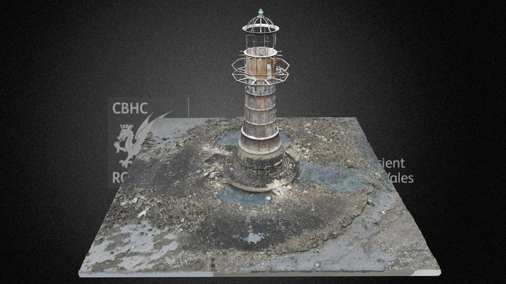 Goleudy | Lighthouse, Whitford Point 3D Model