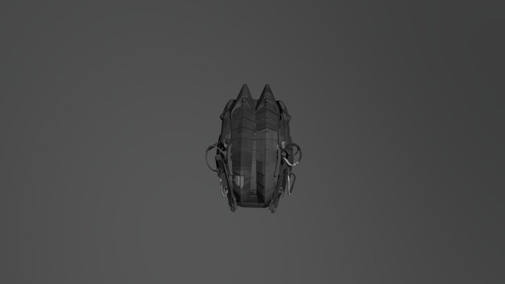 skibidi Toilet rigged chest core 3D Model