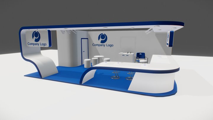 Convention Booth / Stand de salons/expositions 3D Model