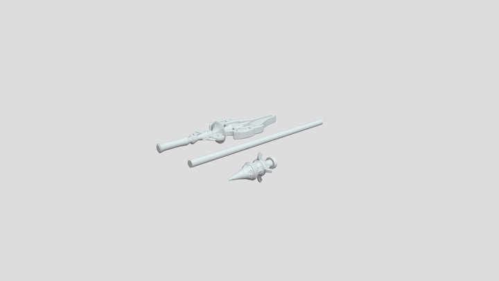 Staff of Homa - Genshin Impact 3D Model