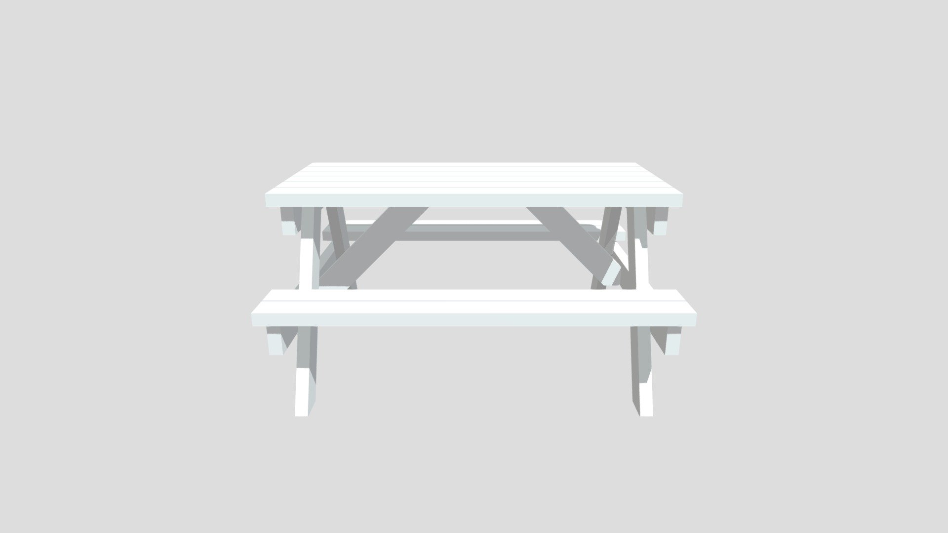 Picnic Table - 3D model by ViktoriiaM [86b8723] - Sketchfab