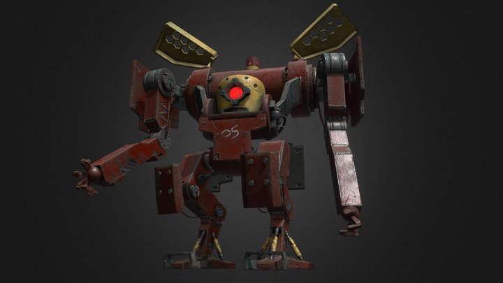 Johnny the robot 3D Model
