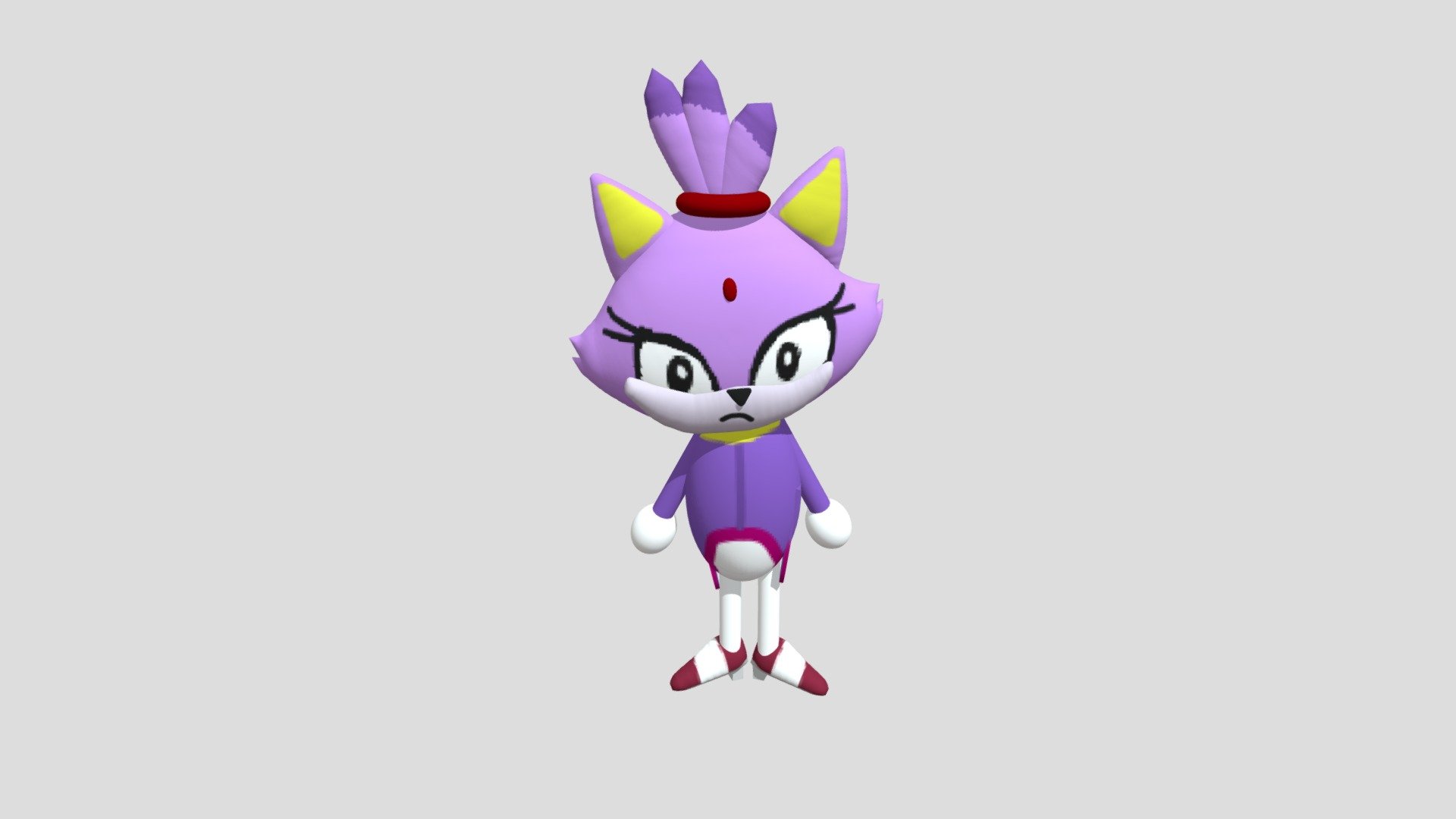 Blaze the cat - Download Free 3D model by ExtremeMeowGuy [86ba62f] -  Sketchfab