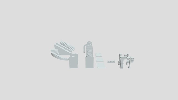 Medieval Castle Models 3D Model