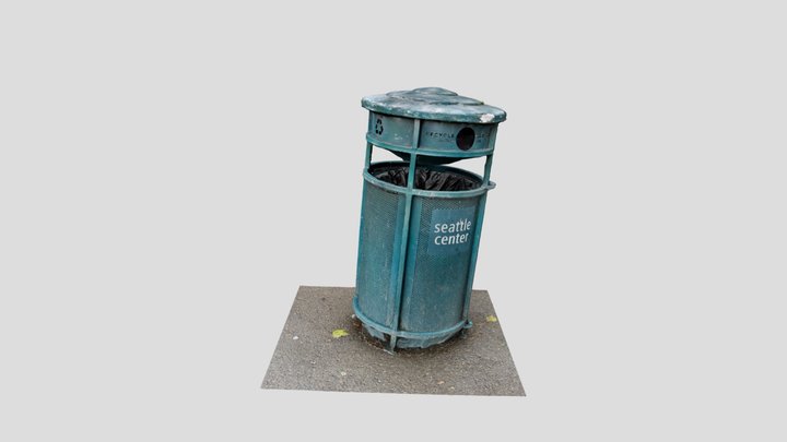 Seattle Garbage Can 3D Model
