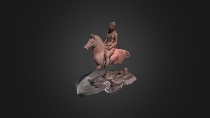 Horse and Rider 3D Model