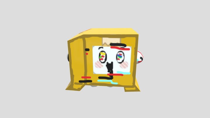 Glitch Boxy 3D Model