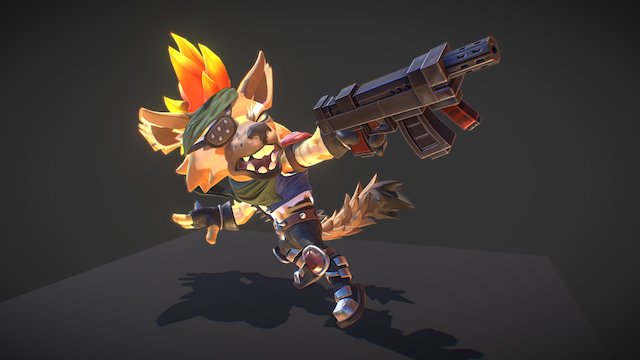 Hyena 3D Model