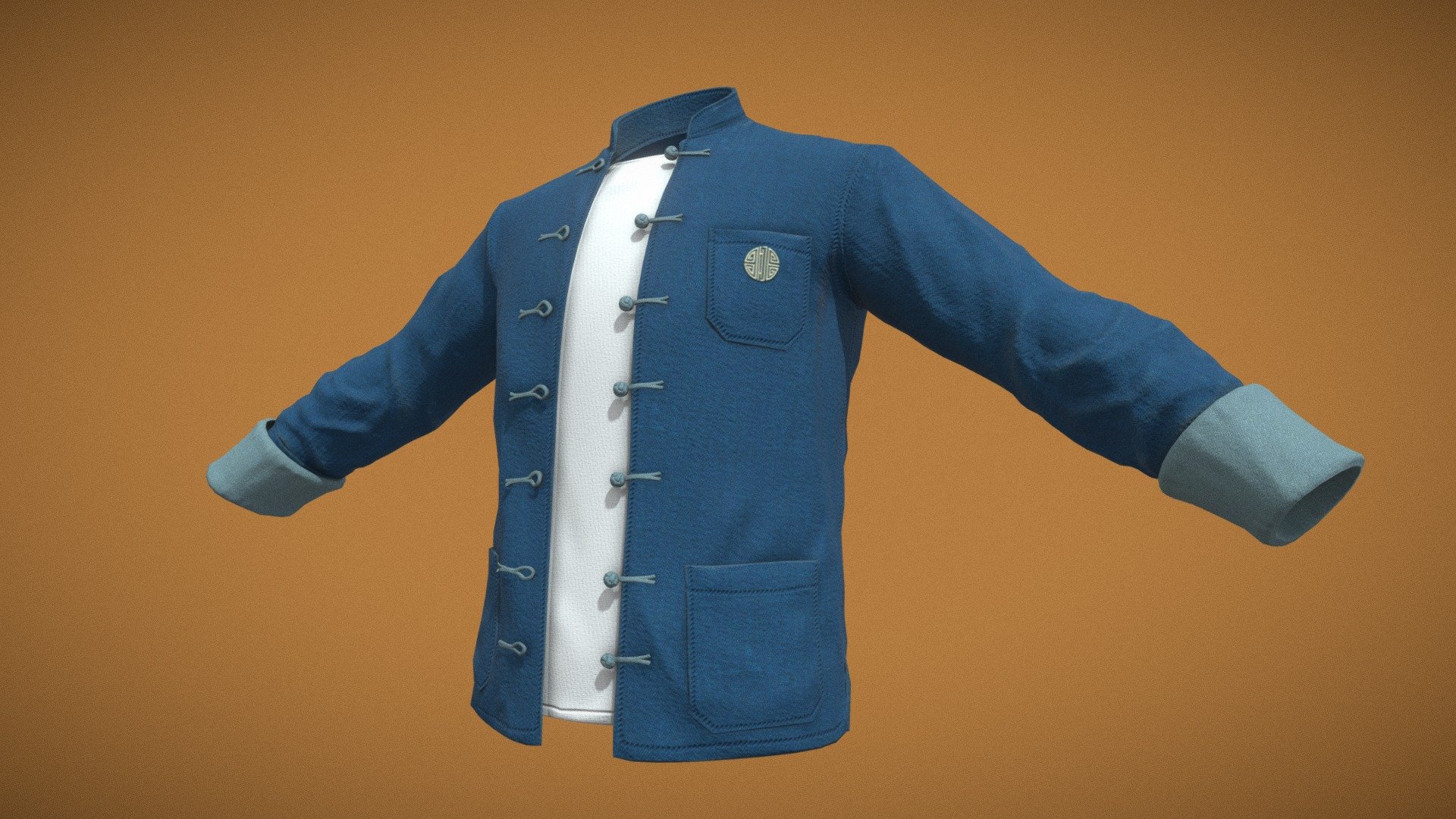 AGC: Denim Tai Chi-fu (Chinese Martial Arts Top)