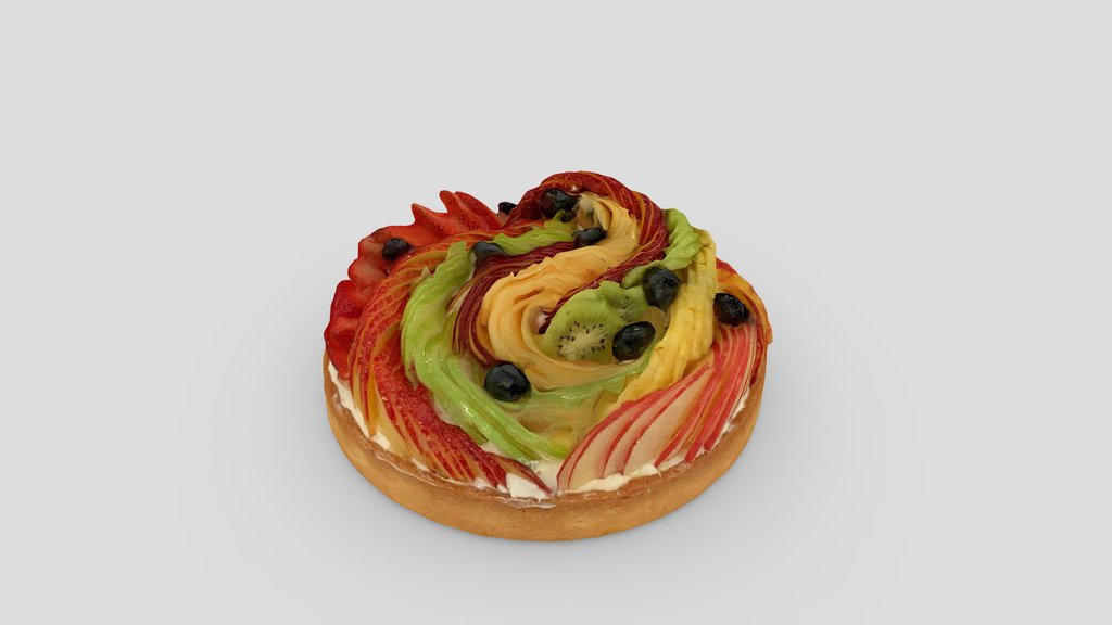 Fruit Cake scan with Qlone