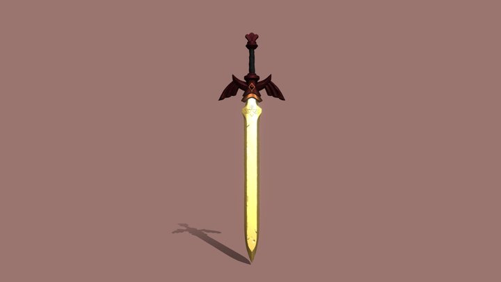 DS - Royal Blood Master Sword 3D Model