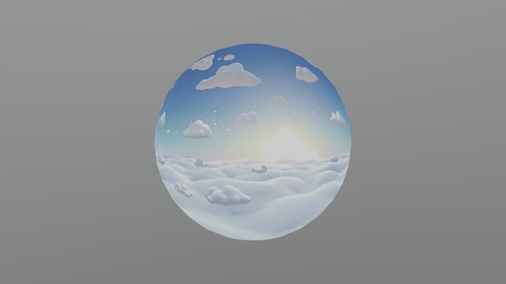The Quilted Meadow of Dreams 3D Model