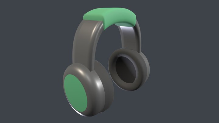 Among us Comms Headphones 3D Model