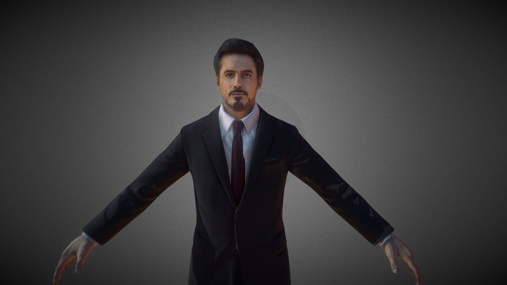 Tony Stark 3D Model