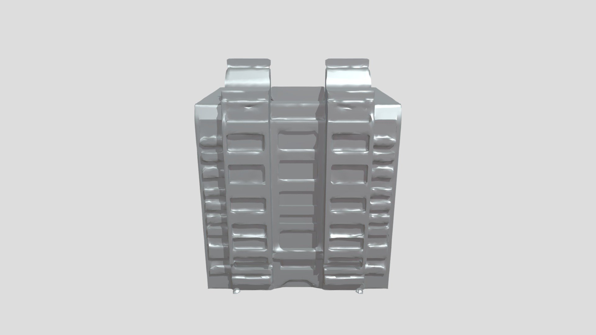 burned building facade - 3D model by hoctaptot11810 [86c291c] - Sketchfab