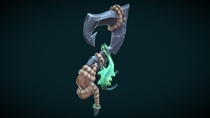 Hook - Stylized Creation 3D Model
