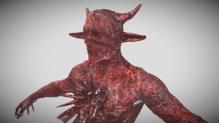 Horror pack - sculpted monster 3D Model