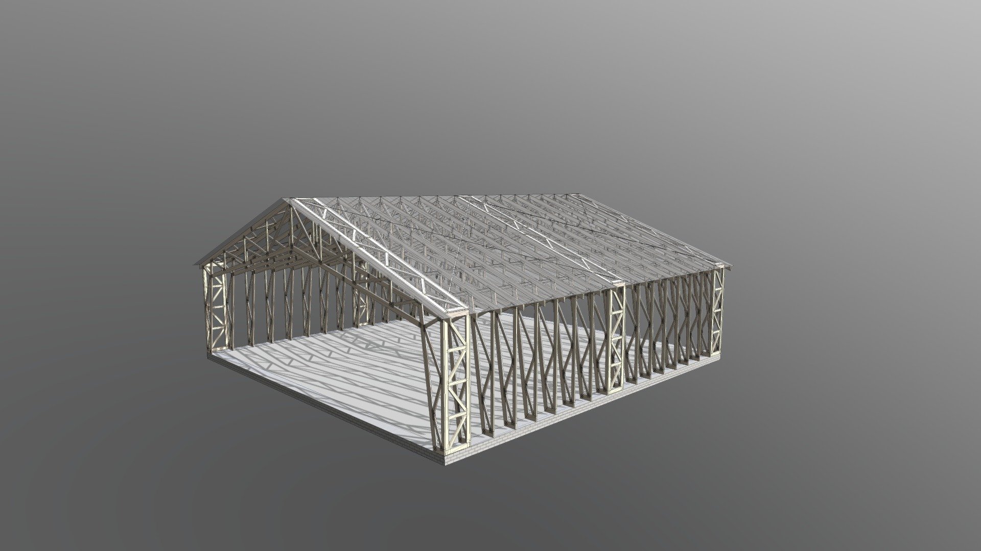Hala ramowa — Sketchfab embed 3D viewer