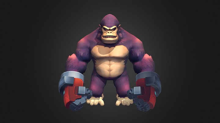 King Kong 3D Model