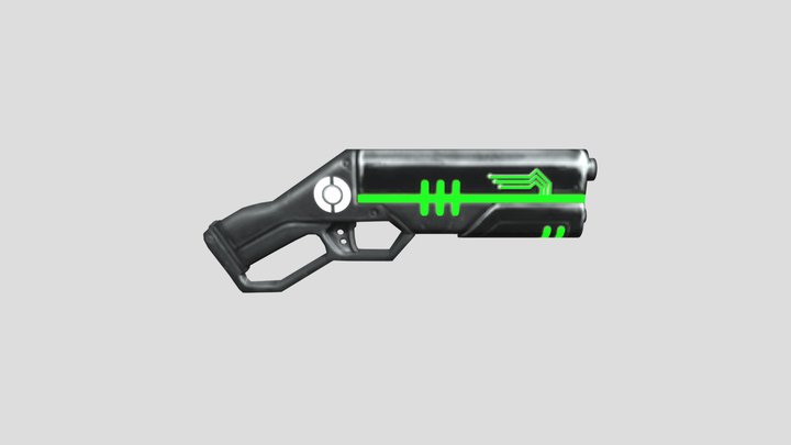 SAS Zombie Assault 4 Mustang Pistol [BLACK] 3D Model