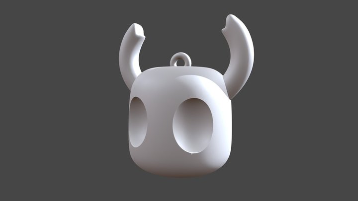Hollow Knight - Head Keychain (3D PRINT) 3D Model