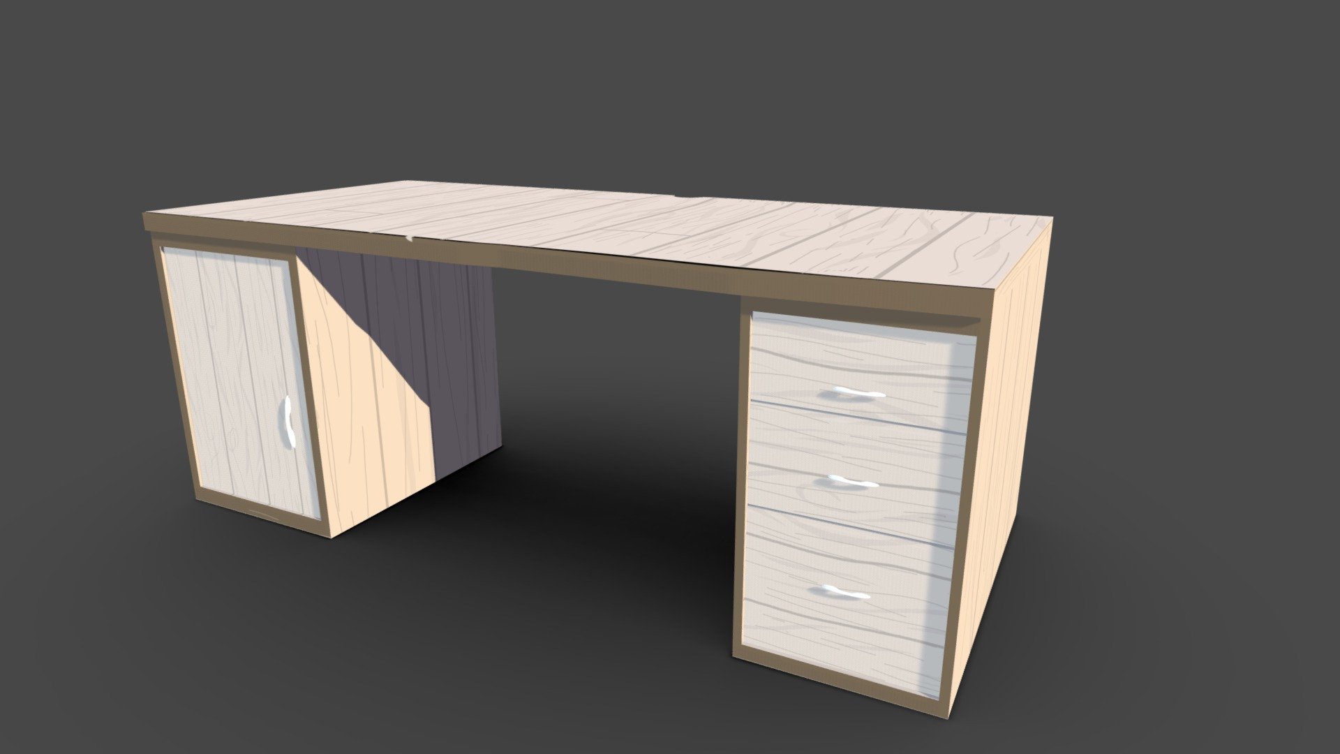 Desk before
