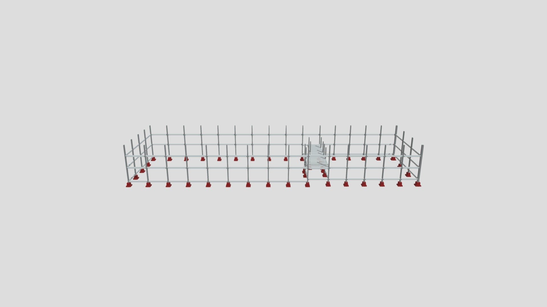 Modelagem Estrutural 3D- Mercado Juba