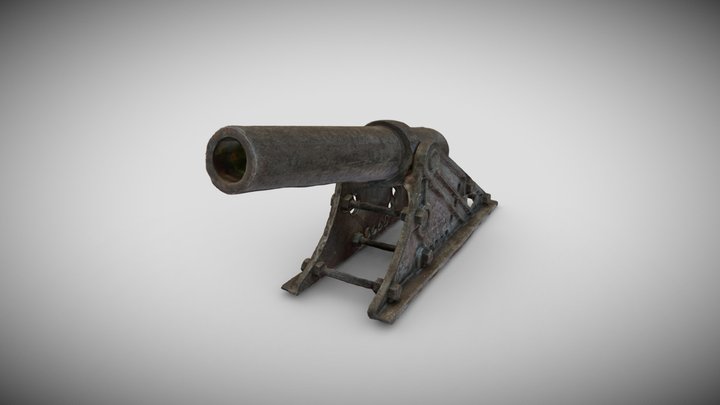 Cannon Exhibit 3D Model