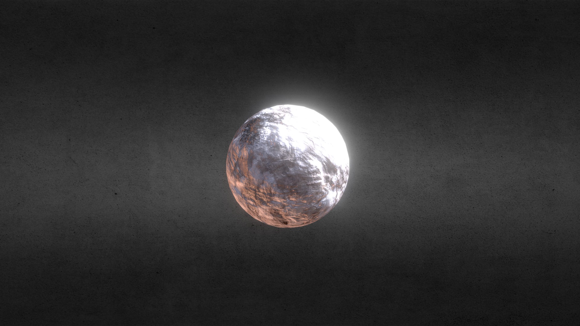 3D model Planet : Icy 01 - This is a 3D model of the Planet : Icy 01. The 3D model is about a planet in space.