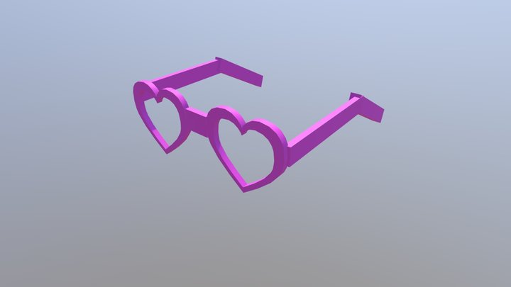 Heart Eyewear 3D Model