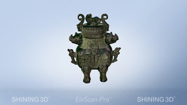 Bronze vessels by #EinScan-Pro 3D Scanner 3D Model