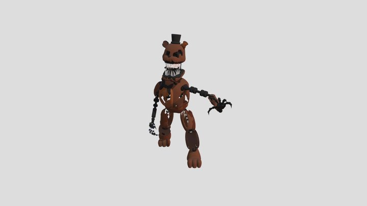 Nightmare Sinister Freddy V3 3D Model