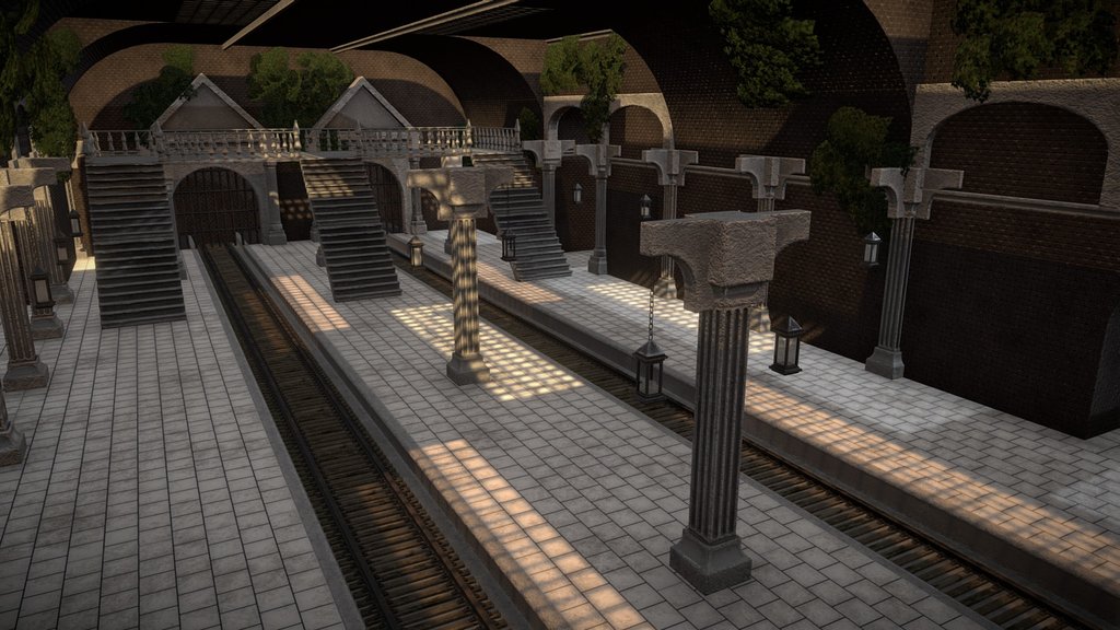 Abandoned Underground Train Station