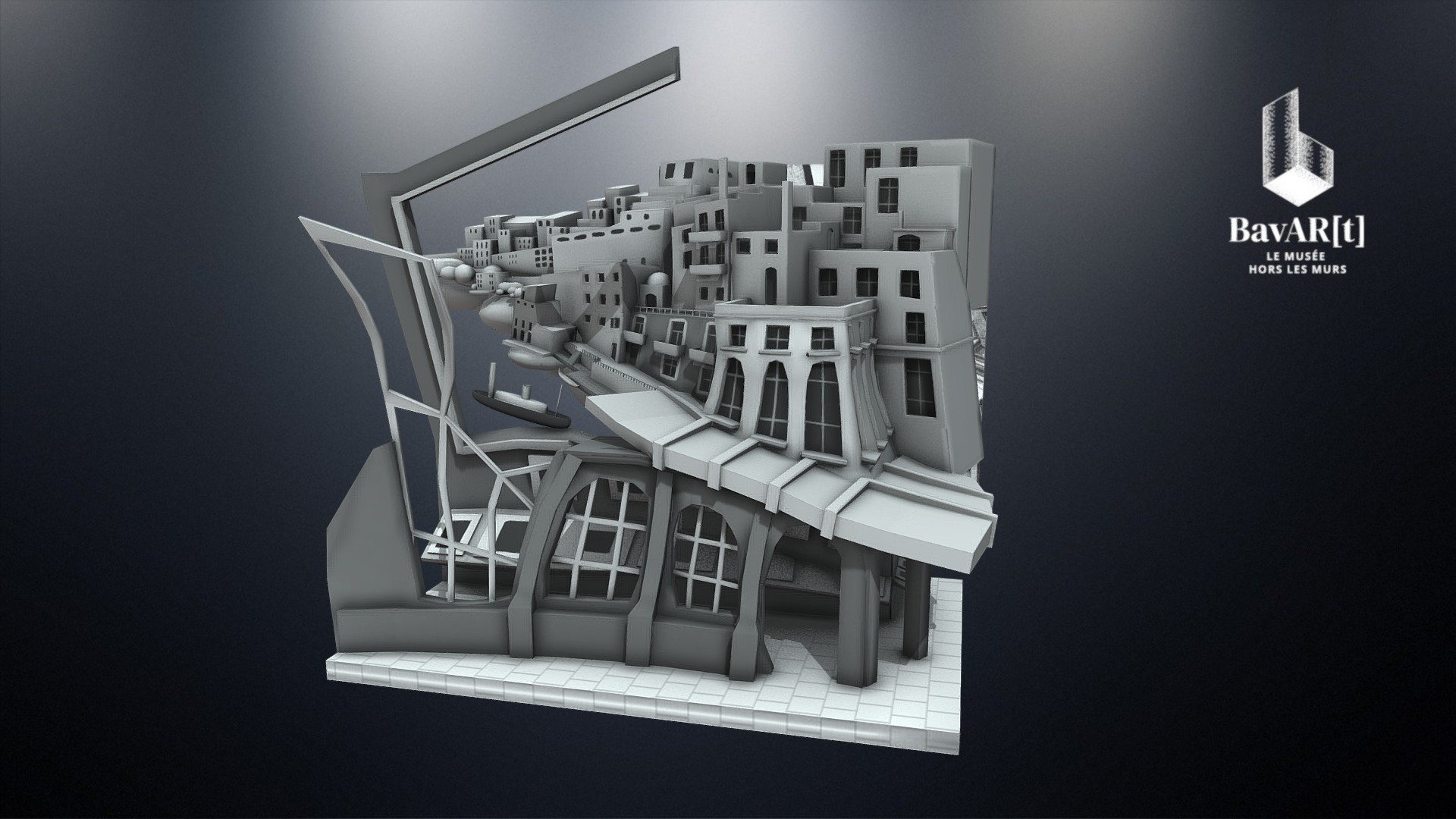 M.C. Escher - Perspectives Impossibles — Sketchfab embed 3D viewer