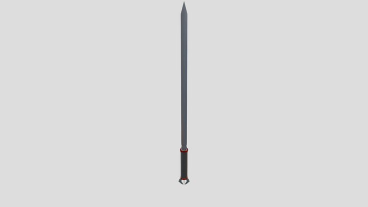 Cane Shortsword 3D Model