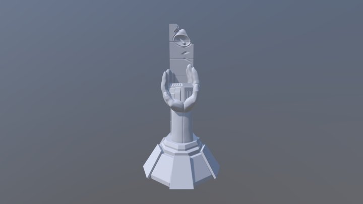 Monument in Chernobyl 3D Model